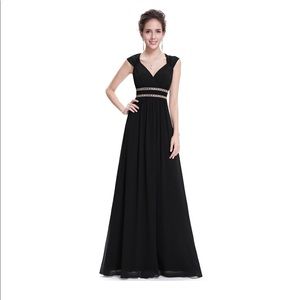 Ever-Pretty Women's Elegant V-Neck Sleeveless Formal Long Evening Dress Size 8